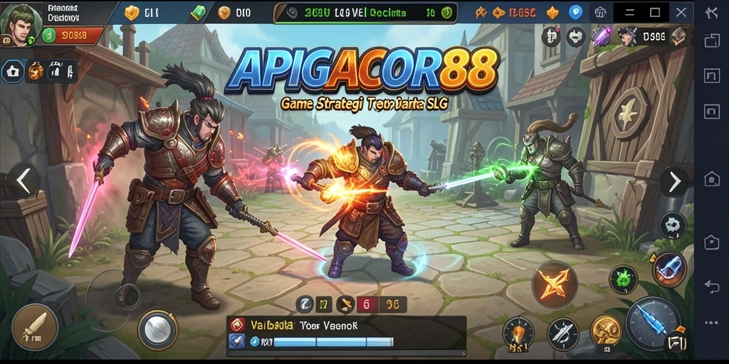 Tampilan gameplay seru dari APIGACOR88 yang menantang.
