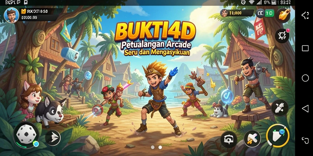 Tampilan gameplay BUKTI4D yang penuh aksi dan tantangan.