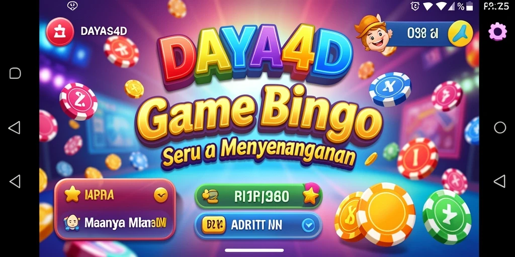 Tampilan gameplay Bingo yang seru di DAYA4D.