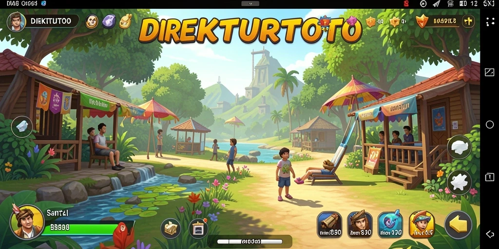 Tampilan gameplay DIREKTURTOTO yang menarik dan penuh warna.