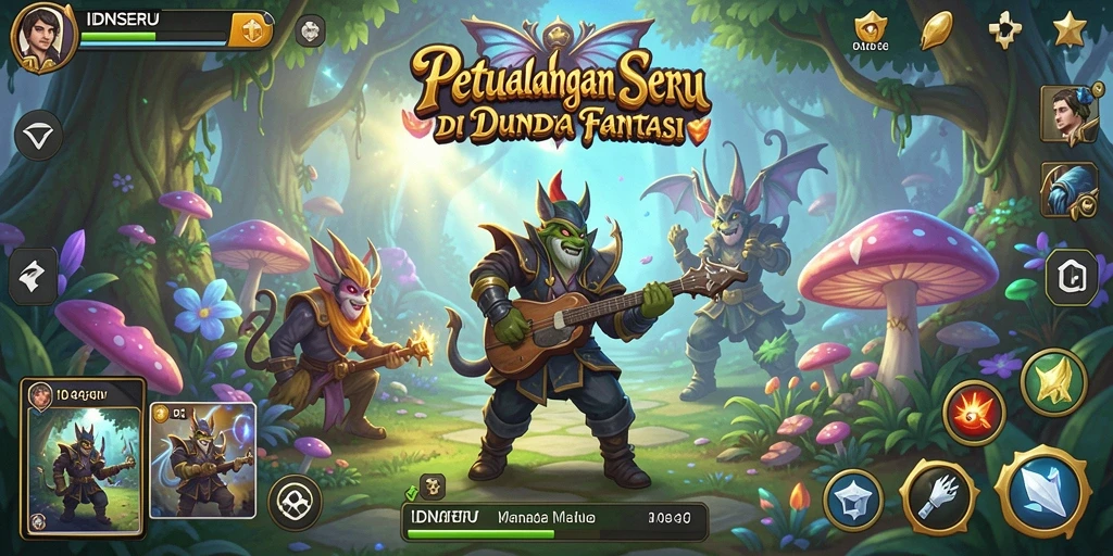 Gameplay seru dan menantang di dunia petualangan IDNSERU.