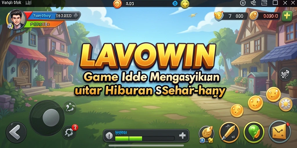 Screenshot gameplay LAVOWIN yang menunjukkan kemajuan dalam game Idle.