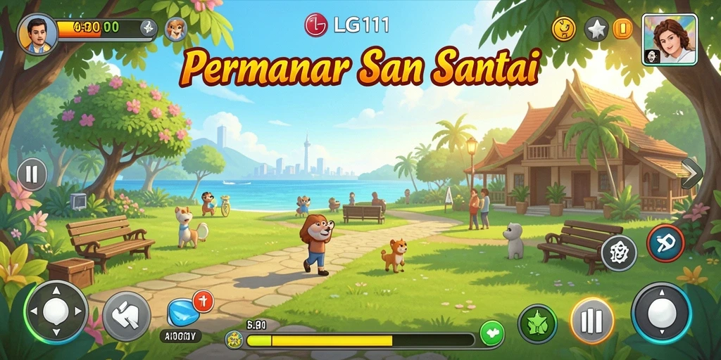 Tangkapan layar gameplay LG111 yang seru dan menyenangkan.