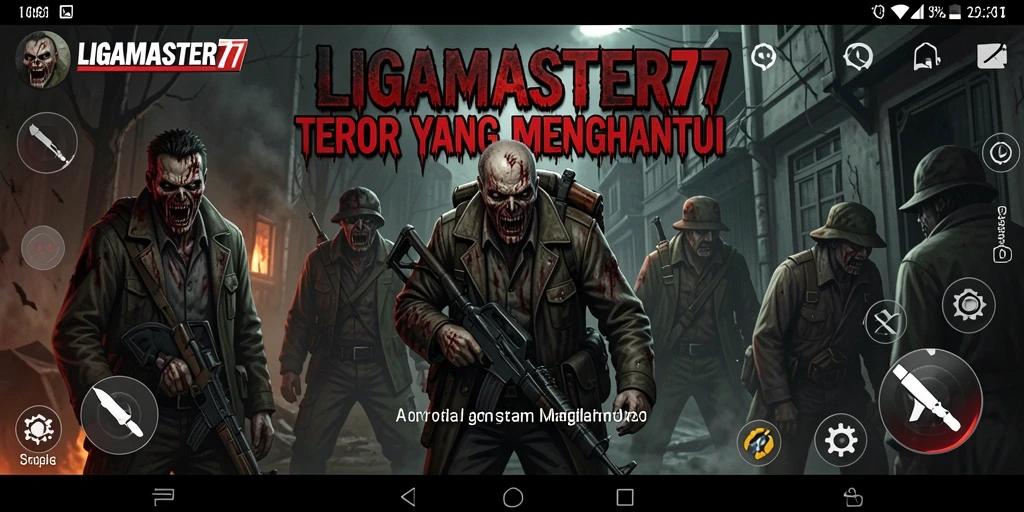 Gameplay menegangkan di LIGAMASTER77 dengan suasana horor yang kental.