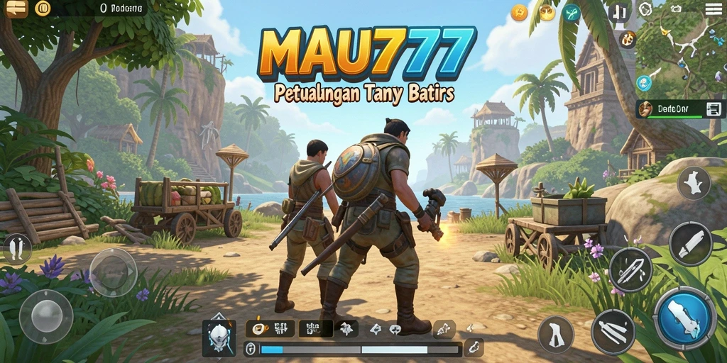 Tampilan gameplay Open World yang menakjubkan dari MAU777.