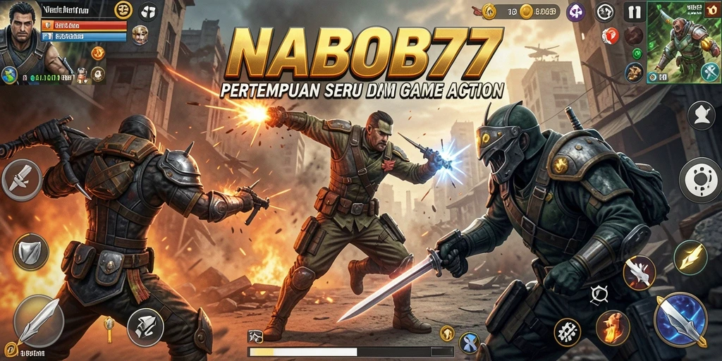 Screenshot NABOB77 menampilkan aksi pertempuran yang seru dan mendebarkan.