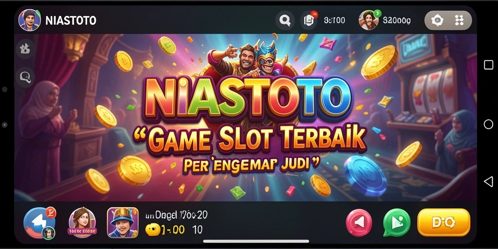 Tampilan menawan dari gameplay Slot NIASTOTO yang seru.