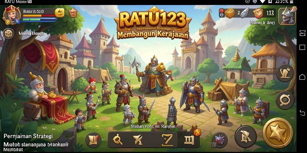 Screenshot gameplay <strong>RATU123</strong> yang menunjukkan aksi pertempuran strategis.