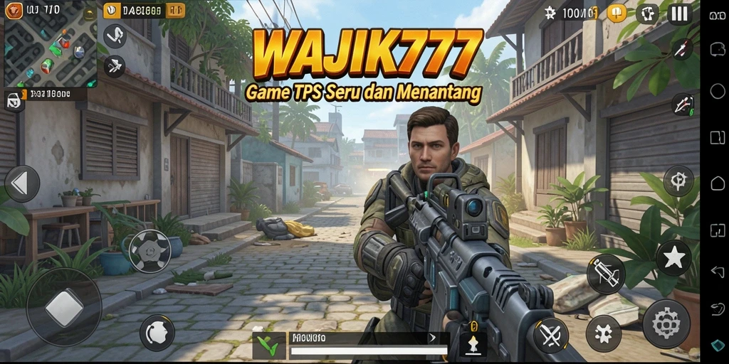 Tampilan gameplay menarik dari WAJIK777 di arena pertempuran.